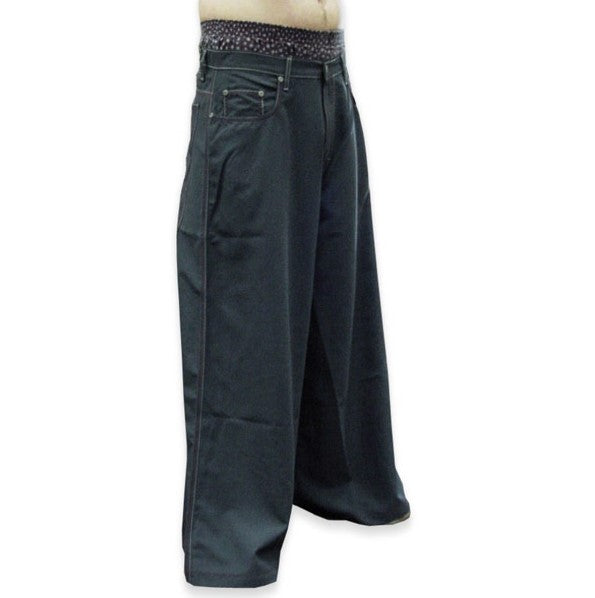 Kikwear Deluxe 42 Inch Bottom Severe Twill Pants (Charcoal) – Bewild