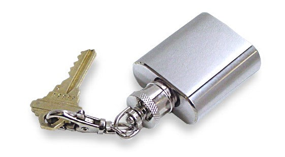 1 oz. Stainless Steel Flask Key Chain