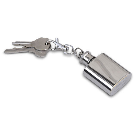 1 oz. Stainless Steel Flask Key Chain