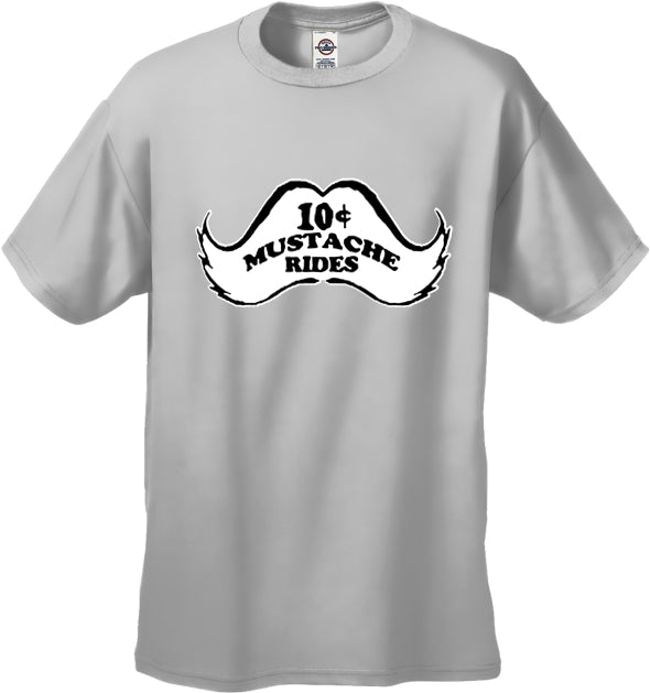 10 Cent Mustache Rides Men's T-Shirt