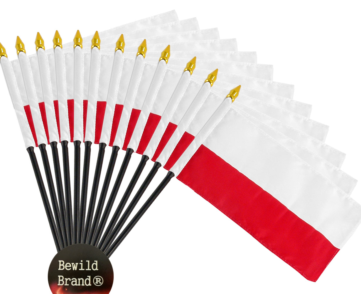 12 Pack of 4x6 Inch Poland Flag (12 Pack)