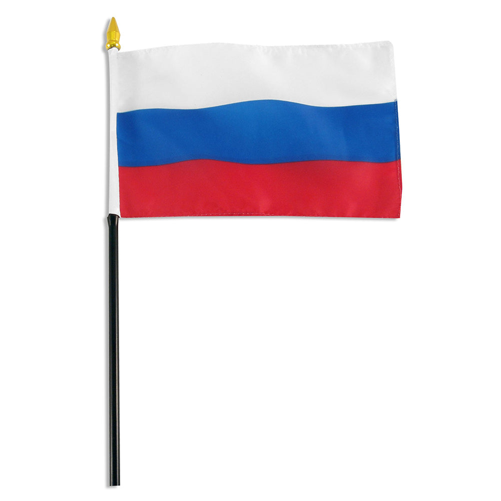12 Pack of 4x6 Inch Russia Flag (12 Pack)