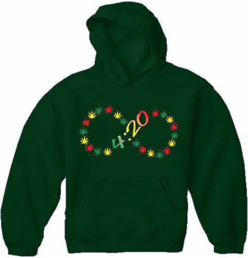 420 Infinity Adult Hoodie