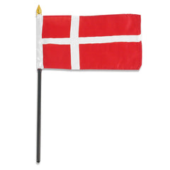 4x6 Inch Denmark Flag