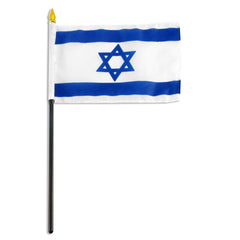 4x6 Inch Israeli Flag