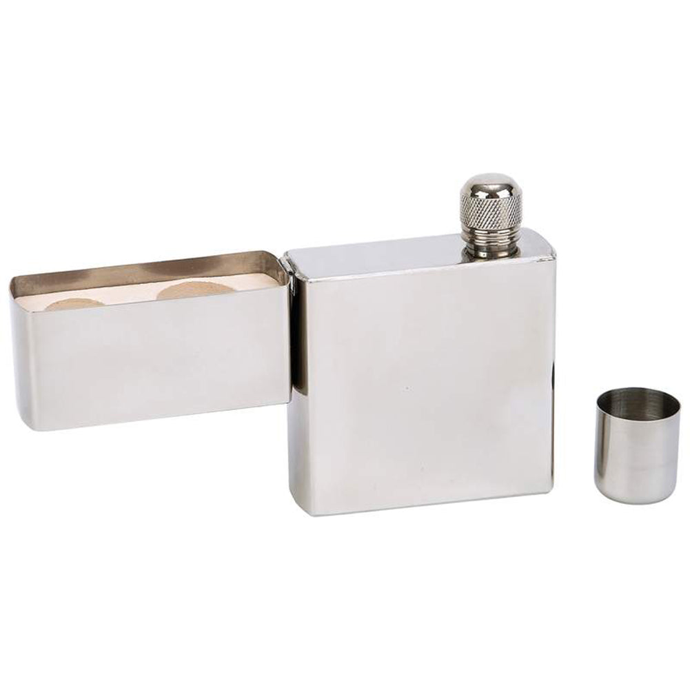 6oz Stainless Steel Big Lighter Shaped FLASK