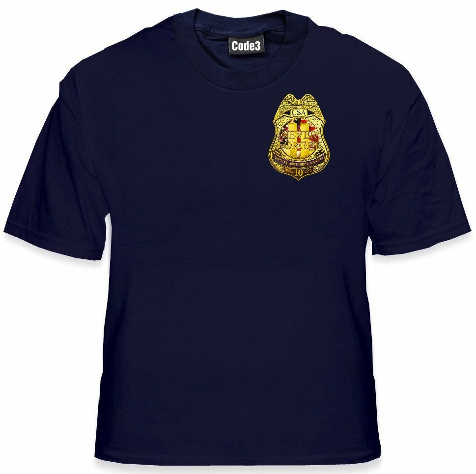 9/11 10th Anniversary NYPD Memorial T-Shirt