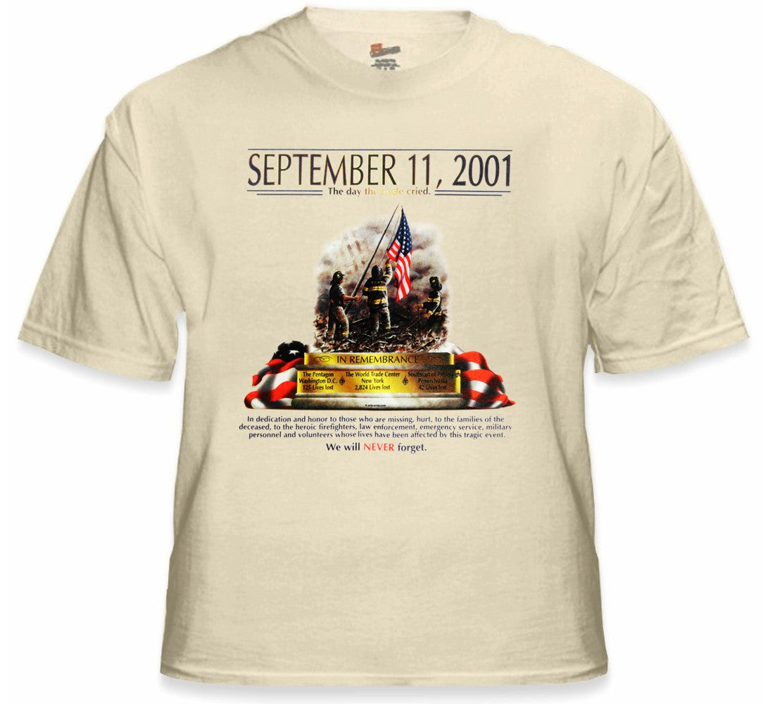 9/11 Never Forget Memorial T-Shirt