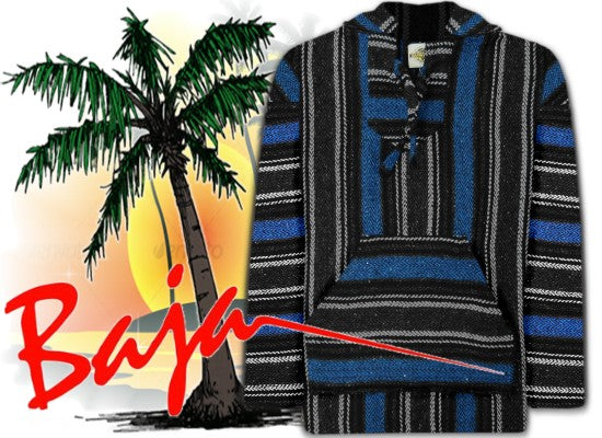 Deluxe Baja - Original Mexican Baja Hoodie (Navy Blue)