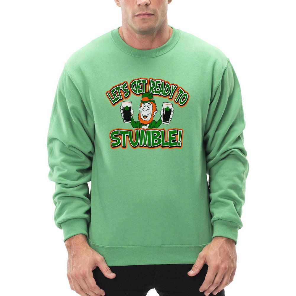 "Let's Get Ready To Stumble!" Irish Adult Crewneck