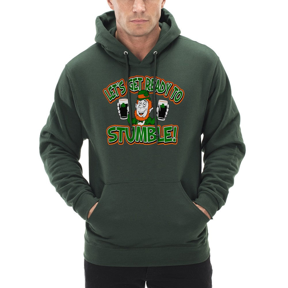 "Let's Get Ready To Stumble!" Irish Hoodie