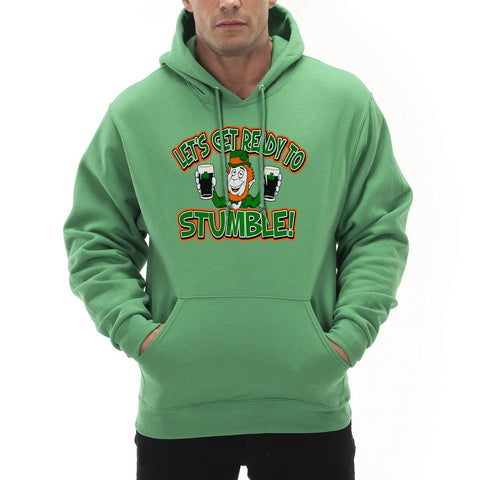 "Let's Get Ready To Stumble!" Irish Hoodie