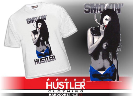 Hustler "Smokin'" T-Shirt (White)