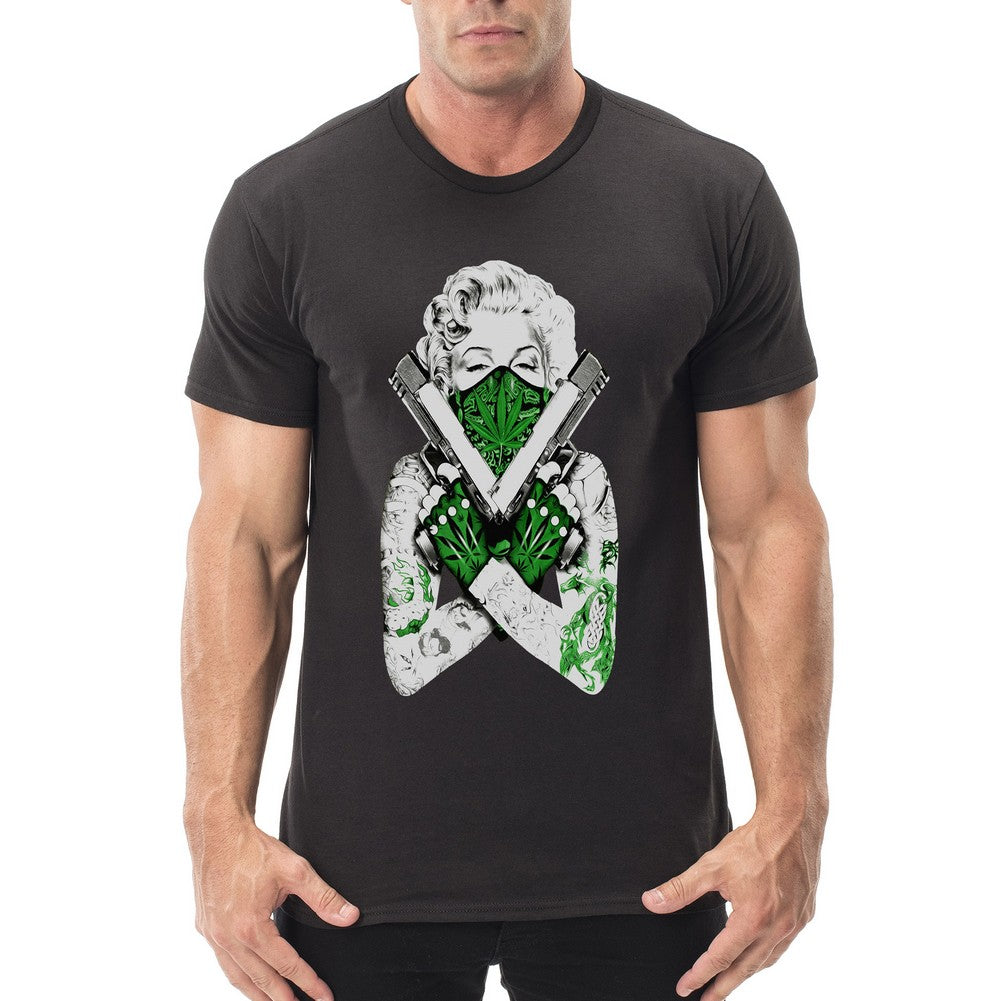 Marijuana Monroe "Gangster" Men's T-Shirt