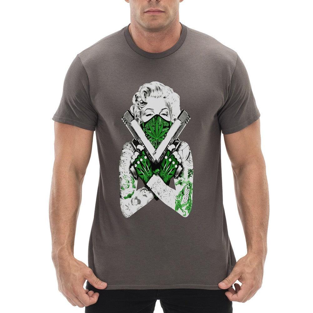 Marijuana Monroe "Gangster" Men's T-Shirt