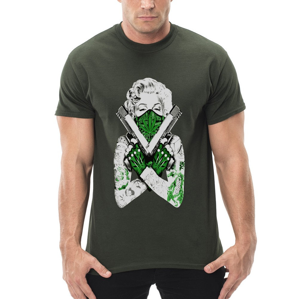 Marijuana Monroe "Gangster" Men's T-Shirt