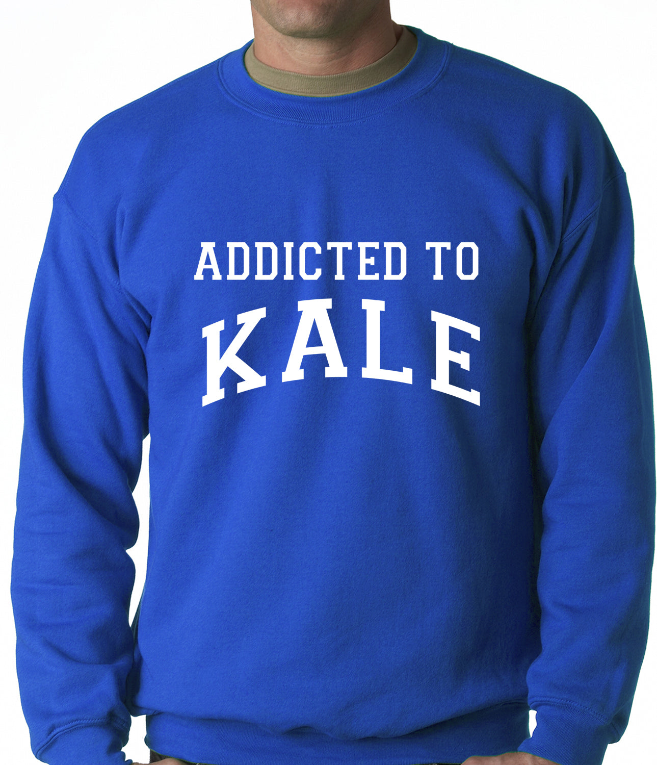 Addicted to Kale Adult Crewneck