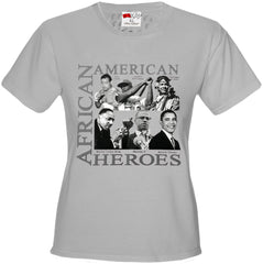 African American Hero Icons Girls T-shirt