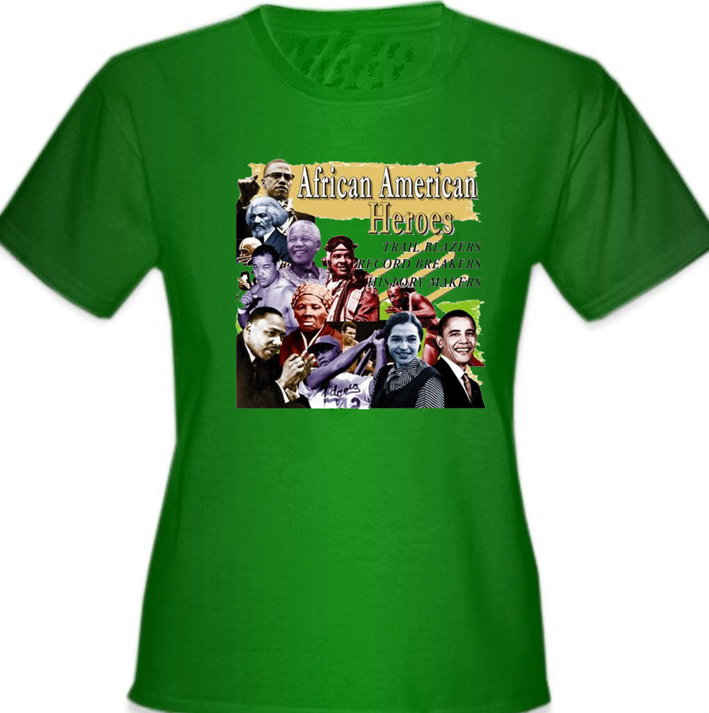 African American Heroes and Record Breakers Girl's T-Shirt