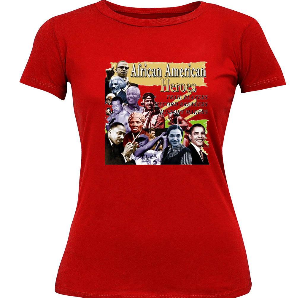 African American Heroes and Record Breakers Girl's T-Shirt