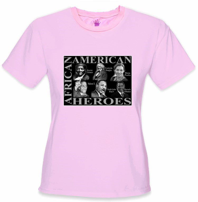 African American Heroes Girl's T-Shirt