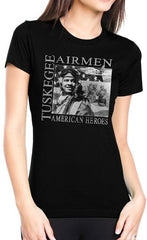 African American Heroes - Tuskegee Airmen Girl's T-Shirt