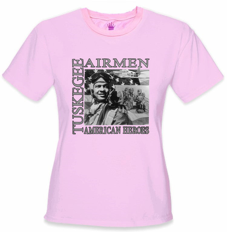 African American Heroes - Tuskegee Airmen Girl's T-Shirt