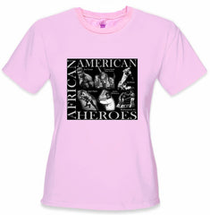 African American Sports Heroes Girl's T-Shirt