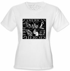 African American Sports Heroes Girl's T-Shirt