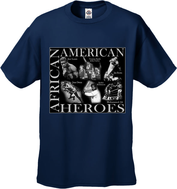 African American Sports Heroes Men's T-Shirt