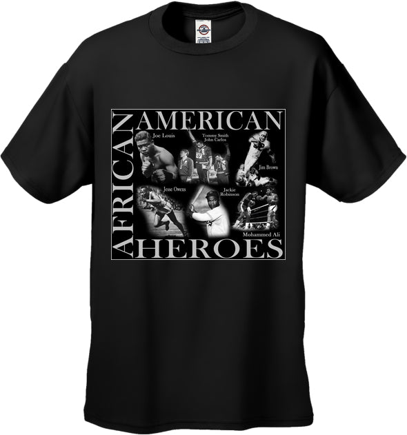 African American Sports Heroes Men's T-Shirt