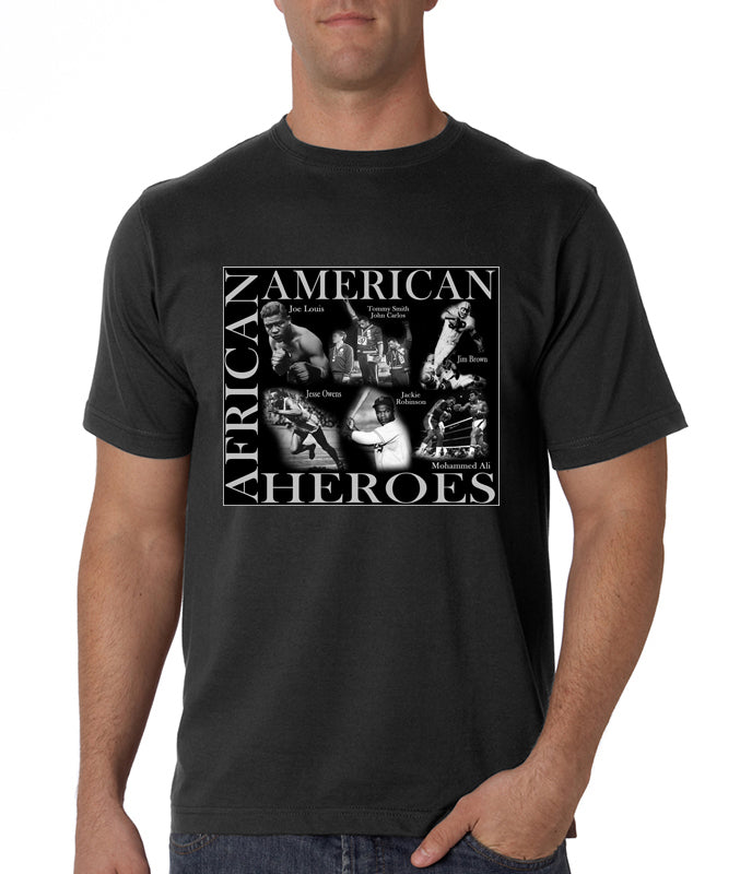 African American Sports Heroes Men's T-Shirt