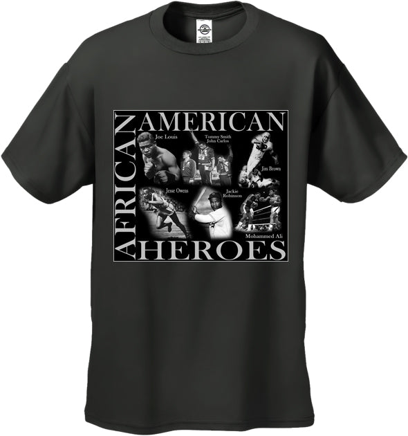 African American Sports Heroes Men's T-Shirt