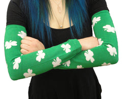 All Over Shamrocks Arm Warmers