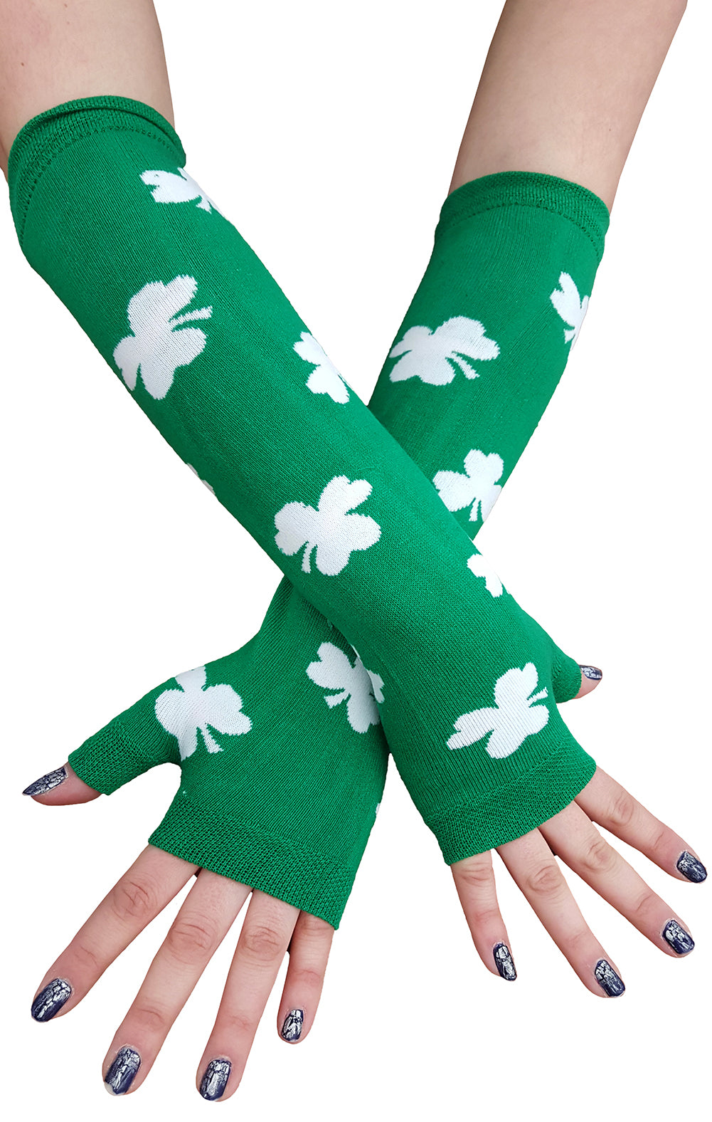 All Over Shamrocks Arm Warmers both Hand