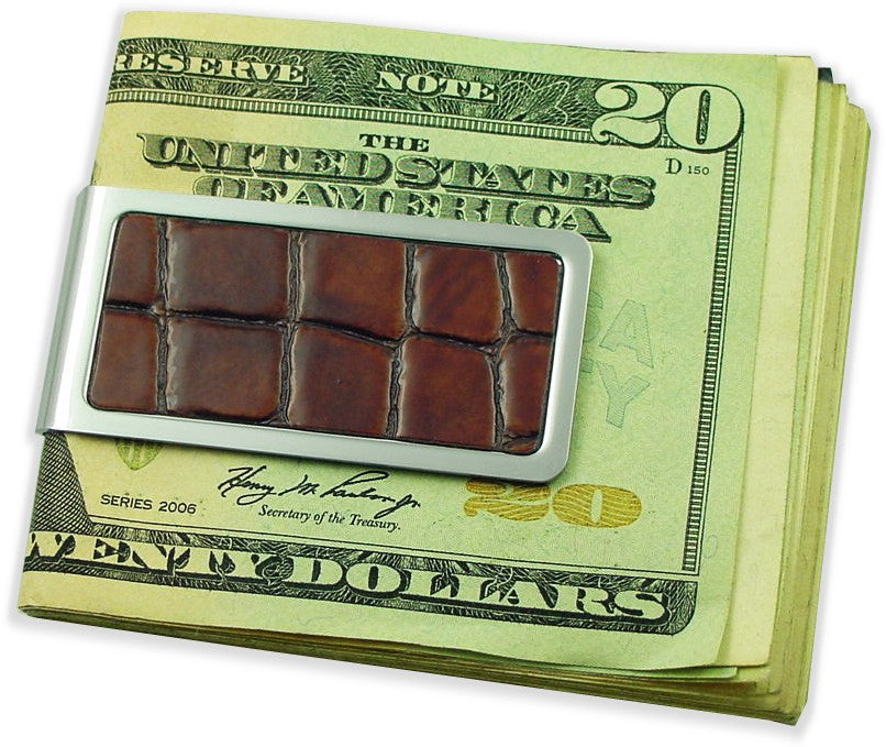 Alligator Pattern Money Clip
