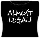 Almost Legal Girls T-Shirt Black