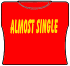 Almost Single Girls T-Shirt Red