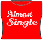 Almost Single Girls T-Shirt Red