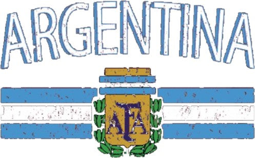 Argentina Vintage Flag International Hoodie