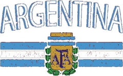Argentina Vintage Flag International Hoodie