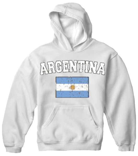 Argentina Vintage Flag International Hoodie