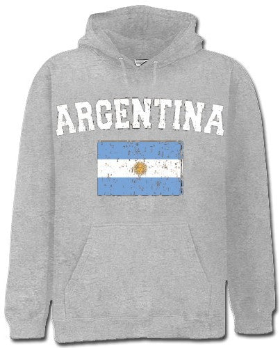 Argentina Vintage Flag International Hoodie