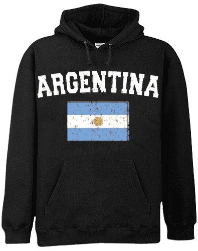 Argentina Vintage Flag International Hoodie
