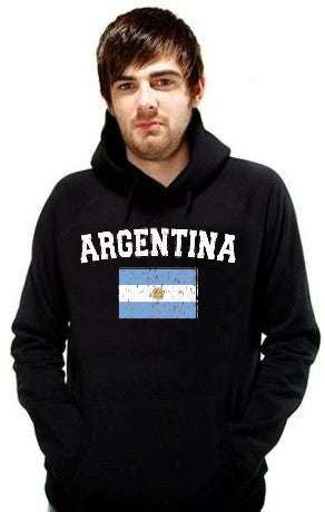 Argentina Vintage Flag International Hoodie