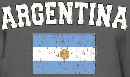 Argentina Vintage Flag International Hoodie