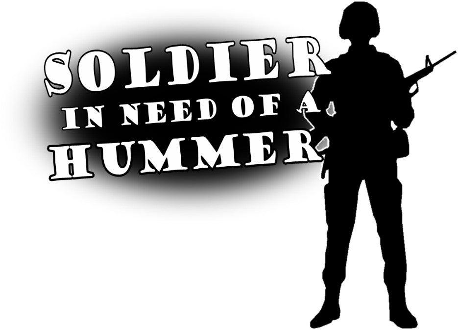 Army & Marine Sweatshirts - Soldier In Need of a Hummer Hoodie