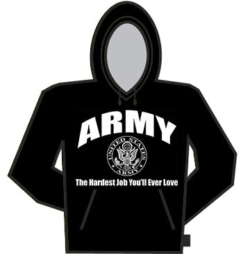 Army The Hardest Job Hoodie