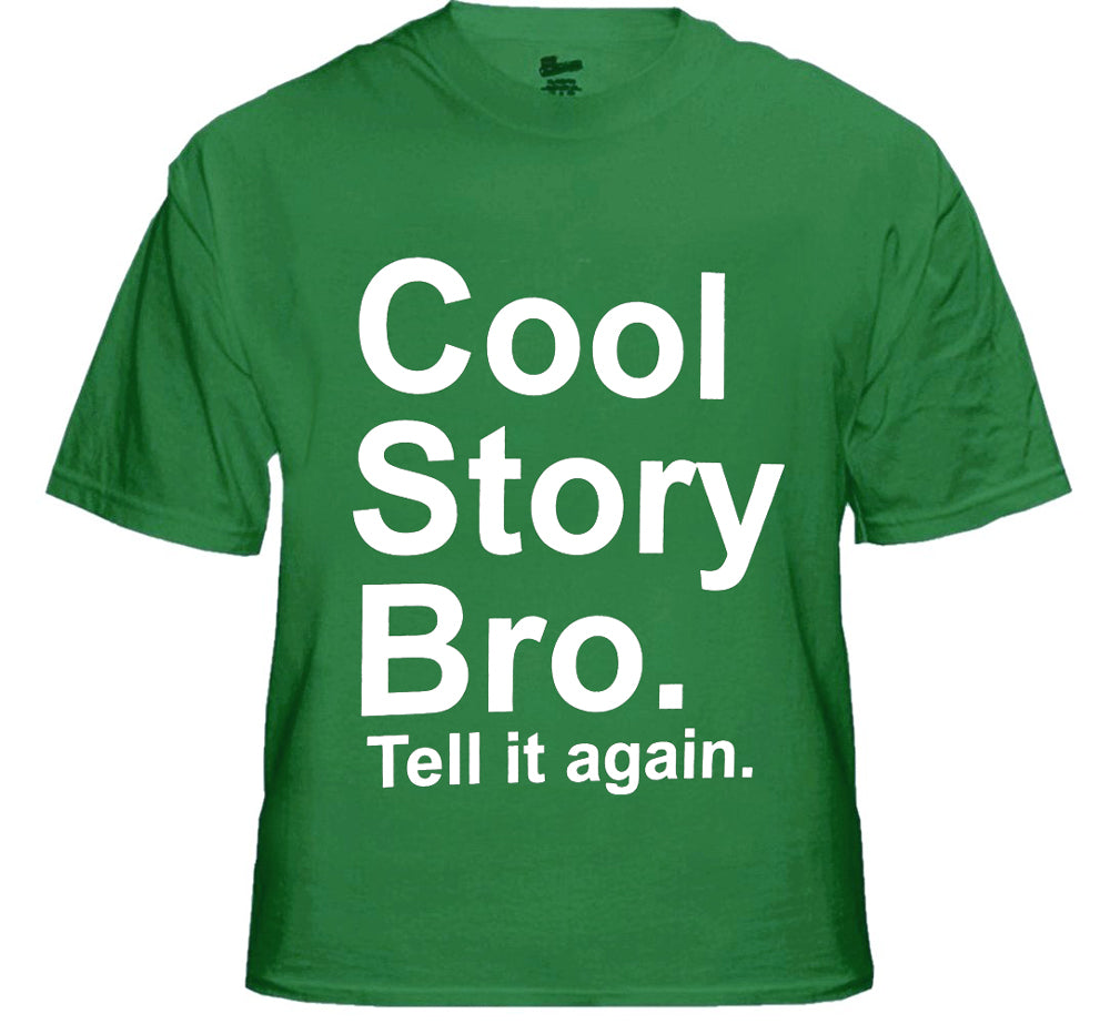 As Seen On Jersey - Cool Story Bro. Tell It Again. Men's T-Shirt