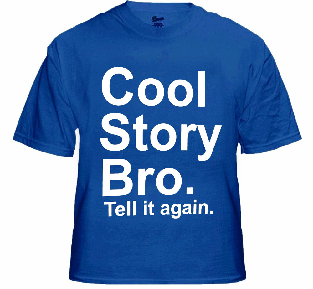 As Seen On Jersey - Cool Story Bro. Tell It Again. Men's T-Shirt